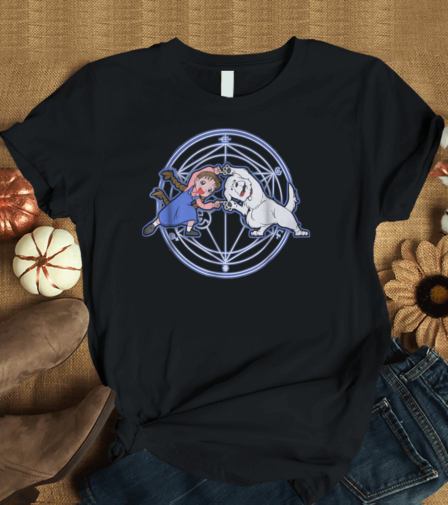Fullmetal Alchemist Fusion Circle with Iconic Characters T-Shirt
