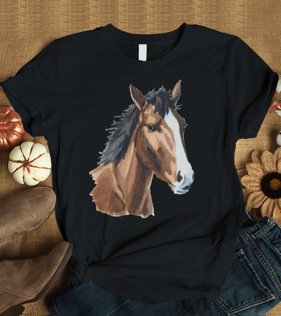 Awesome Seal Brown American Wild Horse T-Shirt