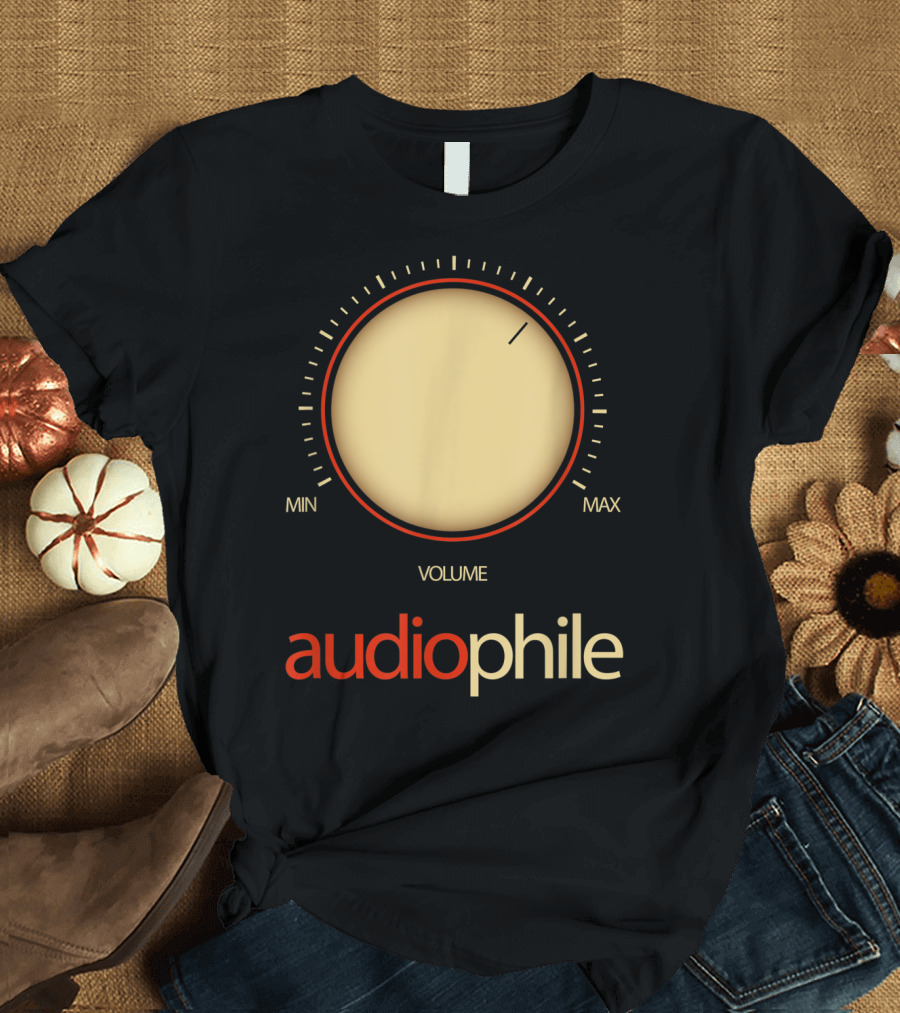Volume Control Knob Audiophile Hifi Vintage Stereo T-Shirt