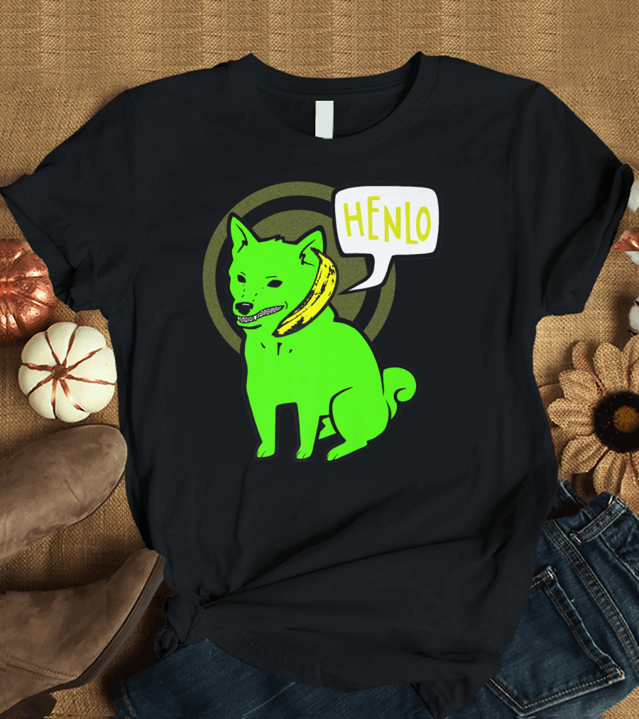 Henlo Bananaboi Dog T-Shirt