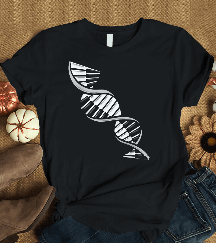 Dna Piano Player Music Awesome Piano Player T-Shirt