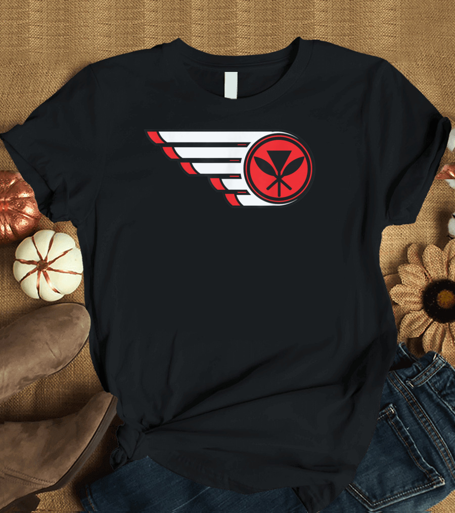 Hi Hawaii Islands Kanaka Maoli Wings T-Shirt