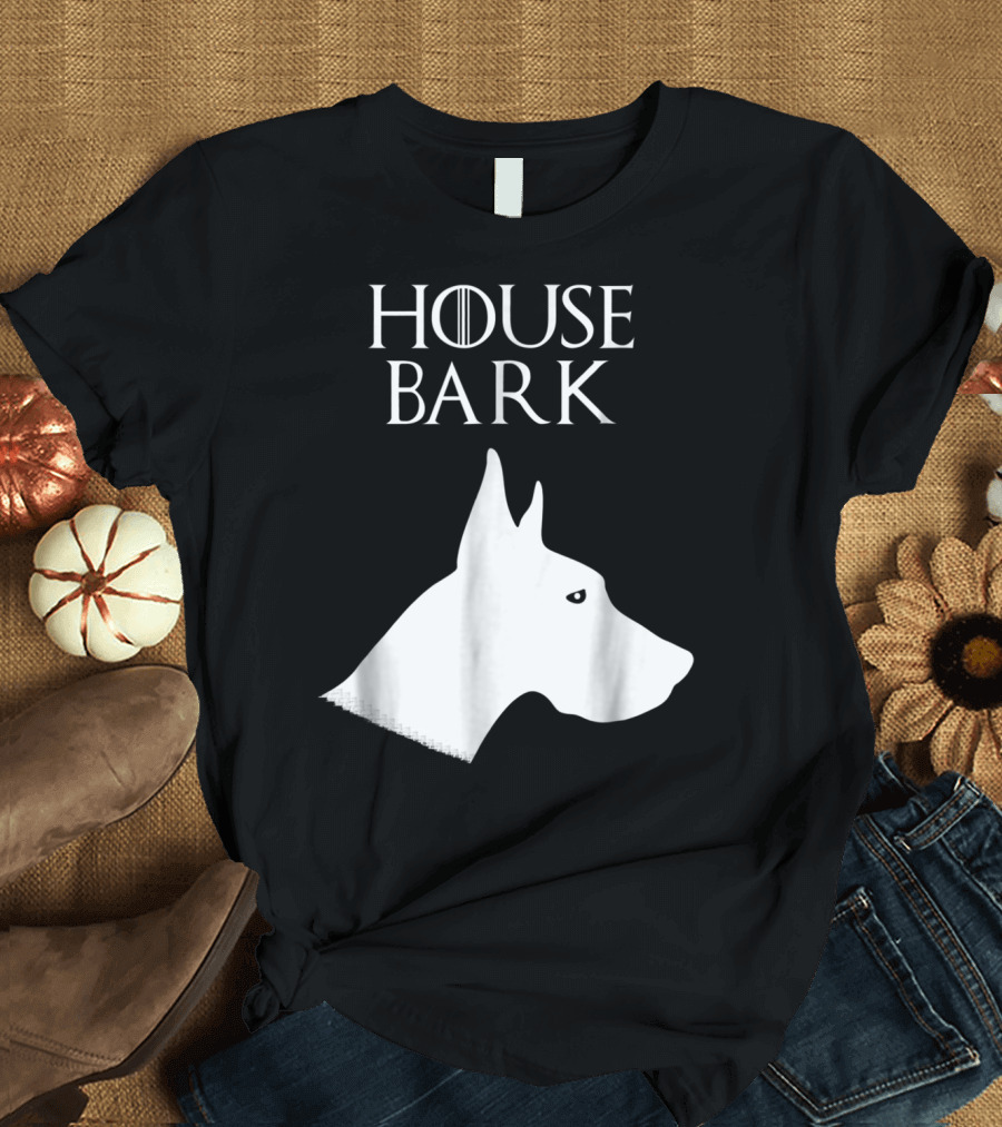 House Bark Great Dane For Dog Lovers Fantasy Crew Neck T-Shirt