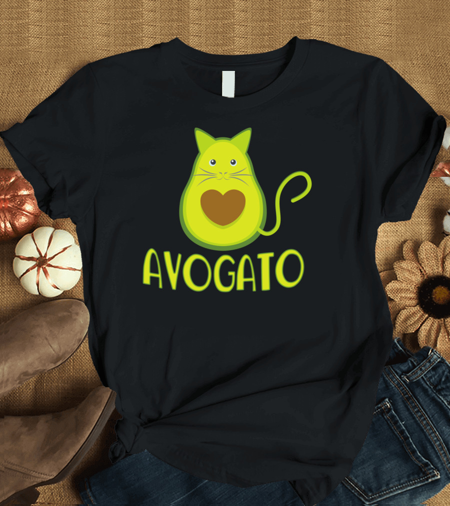 Avogato Cute Cat Avocado Kitty Cinco De Mayo T-Shirt