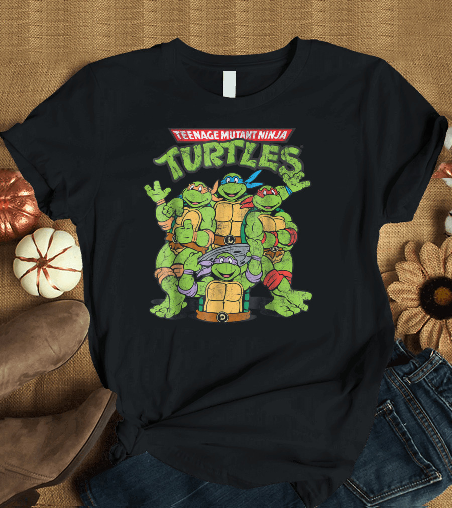 Teenage Mutant Ninja Turtles Classic Group Pose T-Shirt
