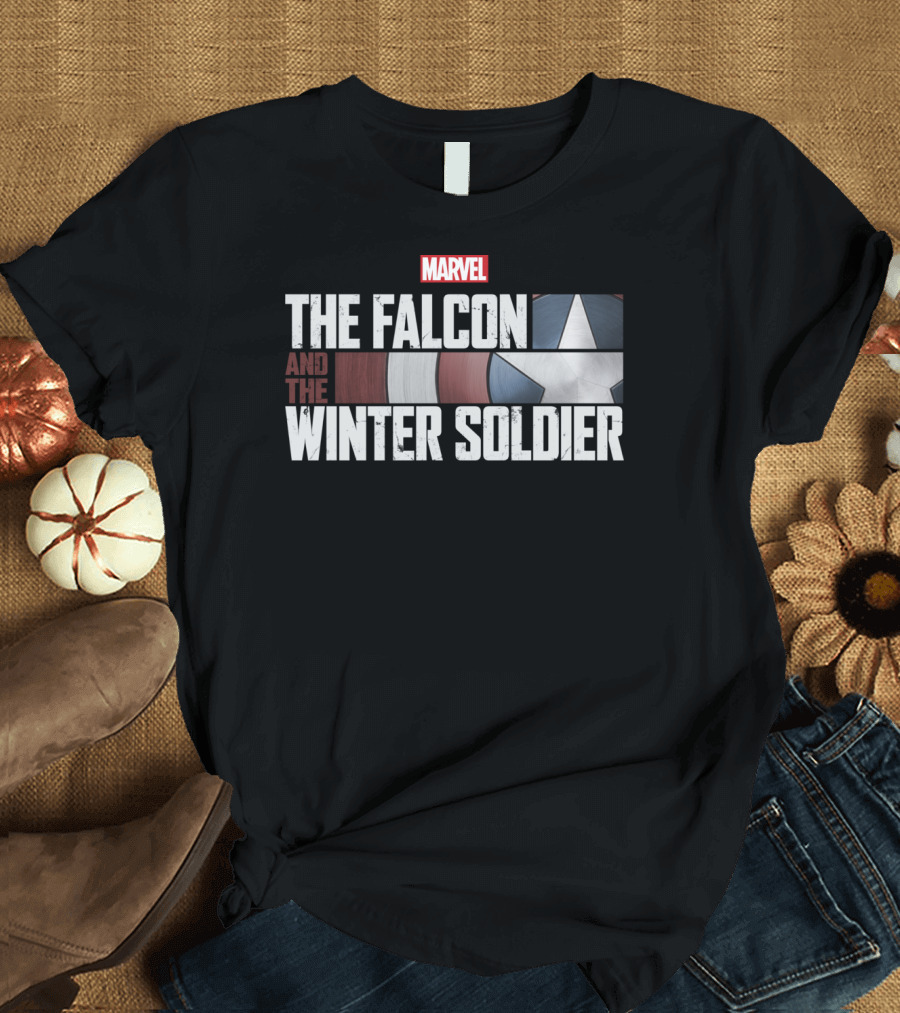 Marvel The Falcon and the Winter Soldier Iconic Shield T-Shirt