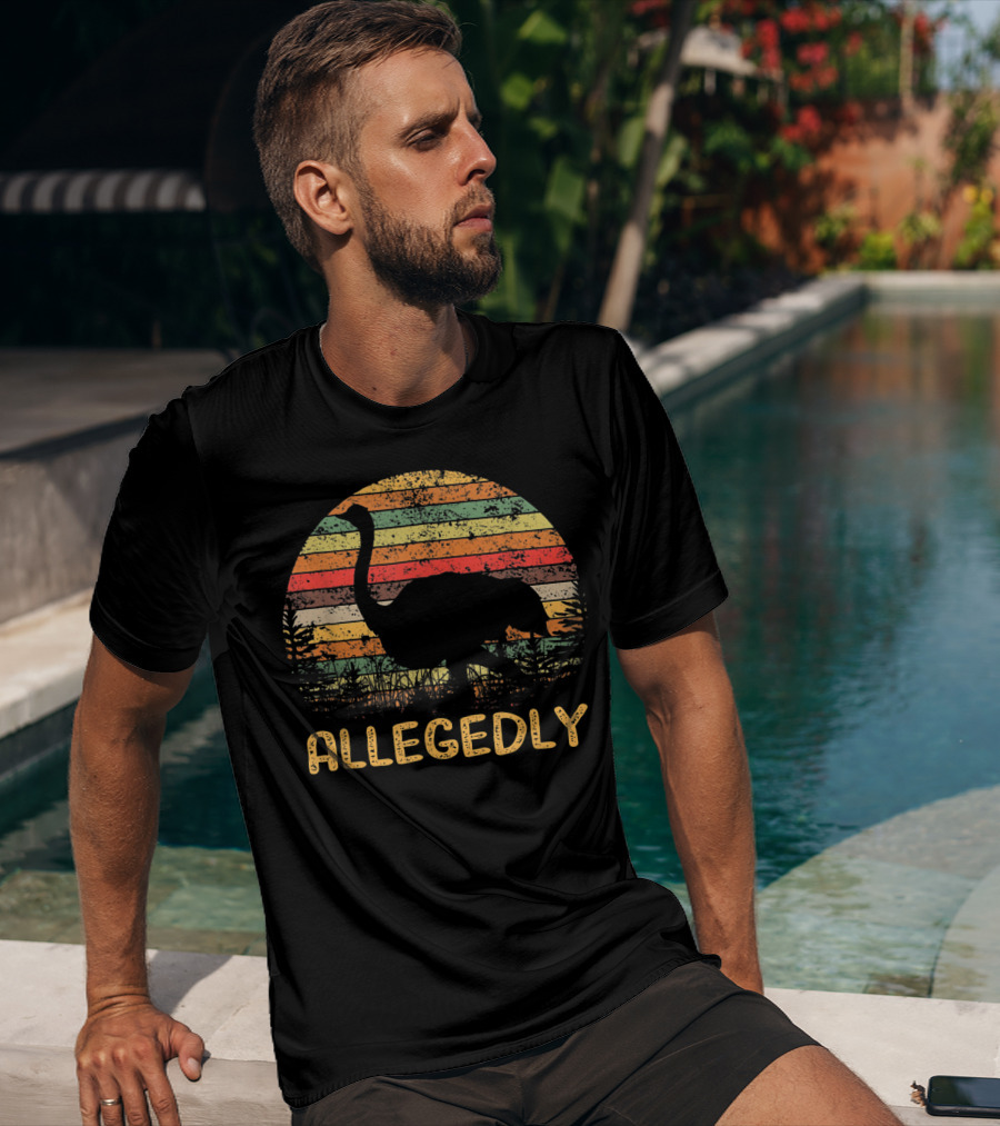 Allegedly Ostrich Vintage Sunset T-Shirt