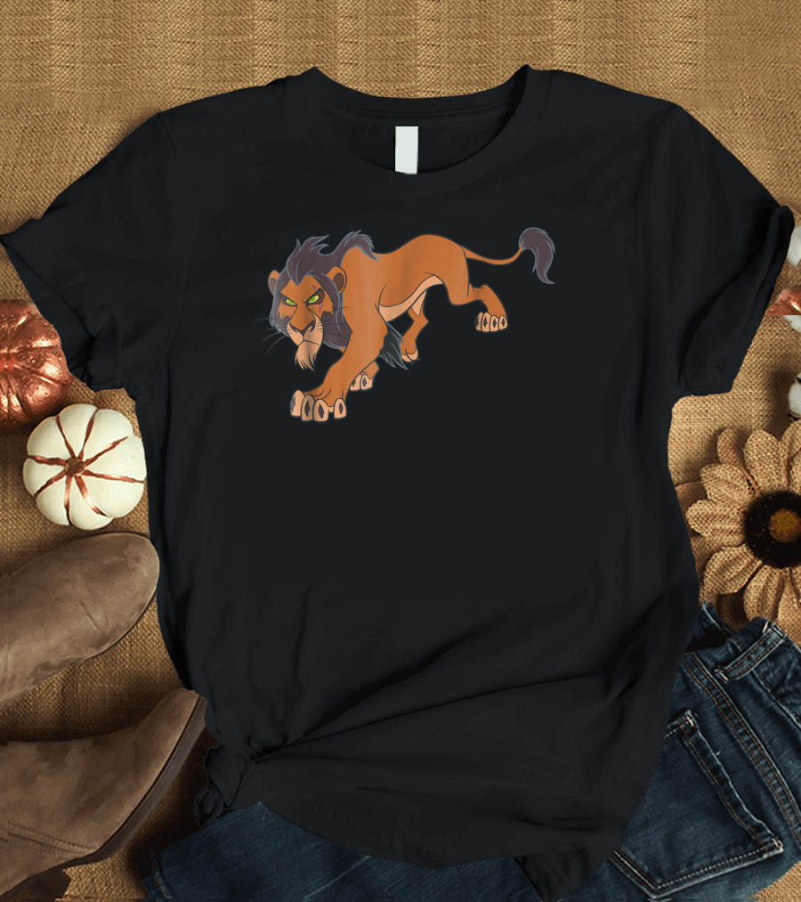 Disney The Lion King Scar Prowling Iconic Villain T-Shirt