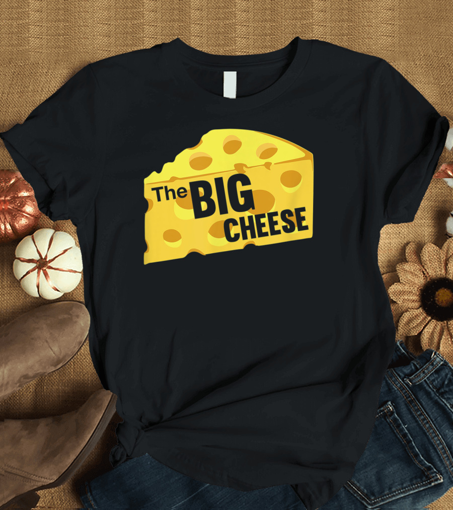 The Big Cheese Emphasizing a Large Yellow Wedge T-Shirt