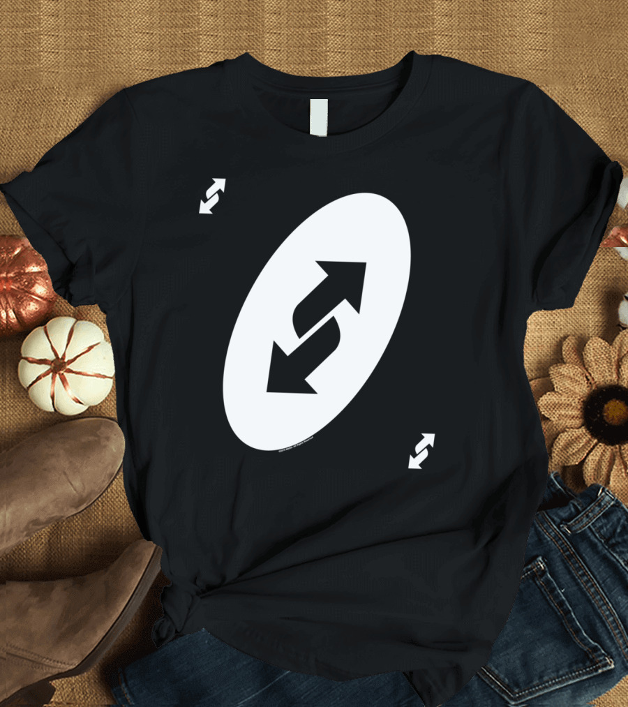 Uno Reverse Card Symbol T-Shirt