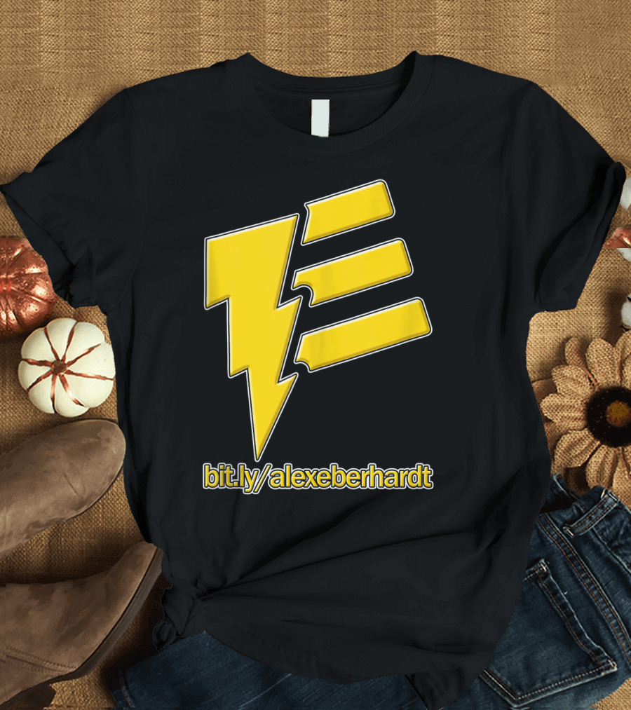 bit.ly/alexeberhardt Alex Eberhardt Music Yellow Lightning Bolt T-Shirt