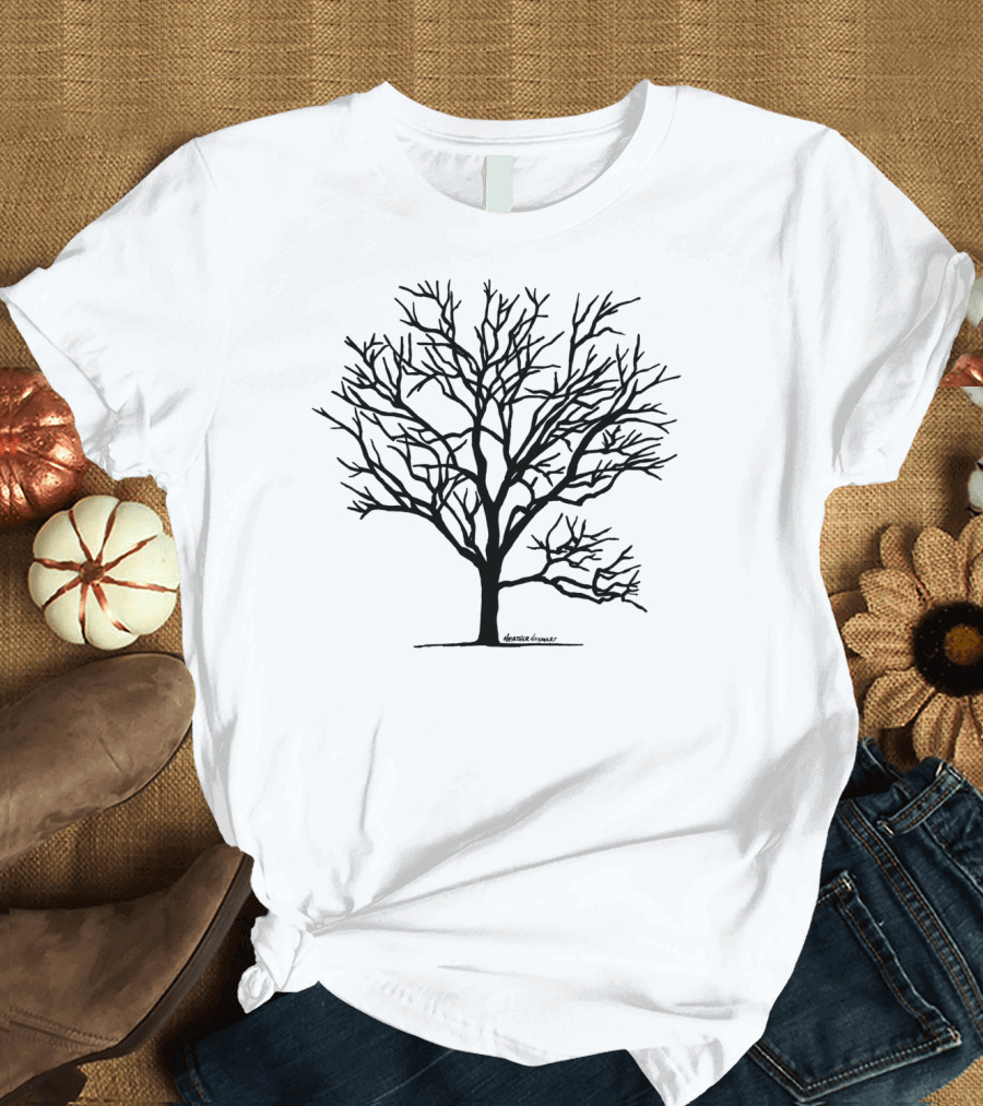 Black Tree (Dark and Stormy) Tree T-Shirt