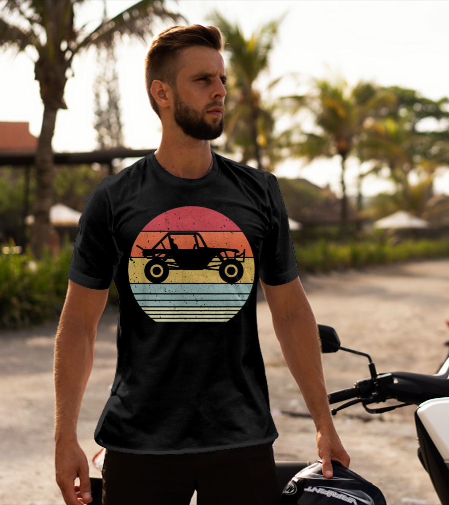 Vintage Sunset Can Am Style Off Road Beach Buggy T-Shirt