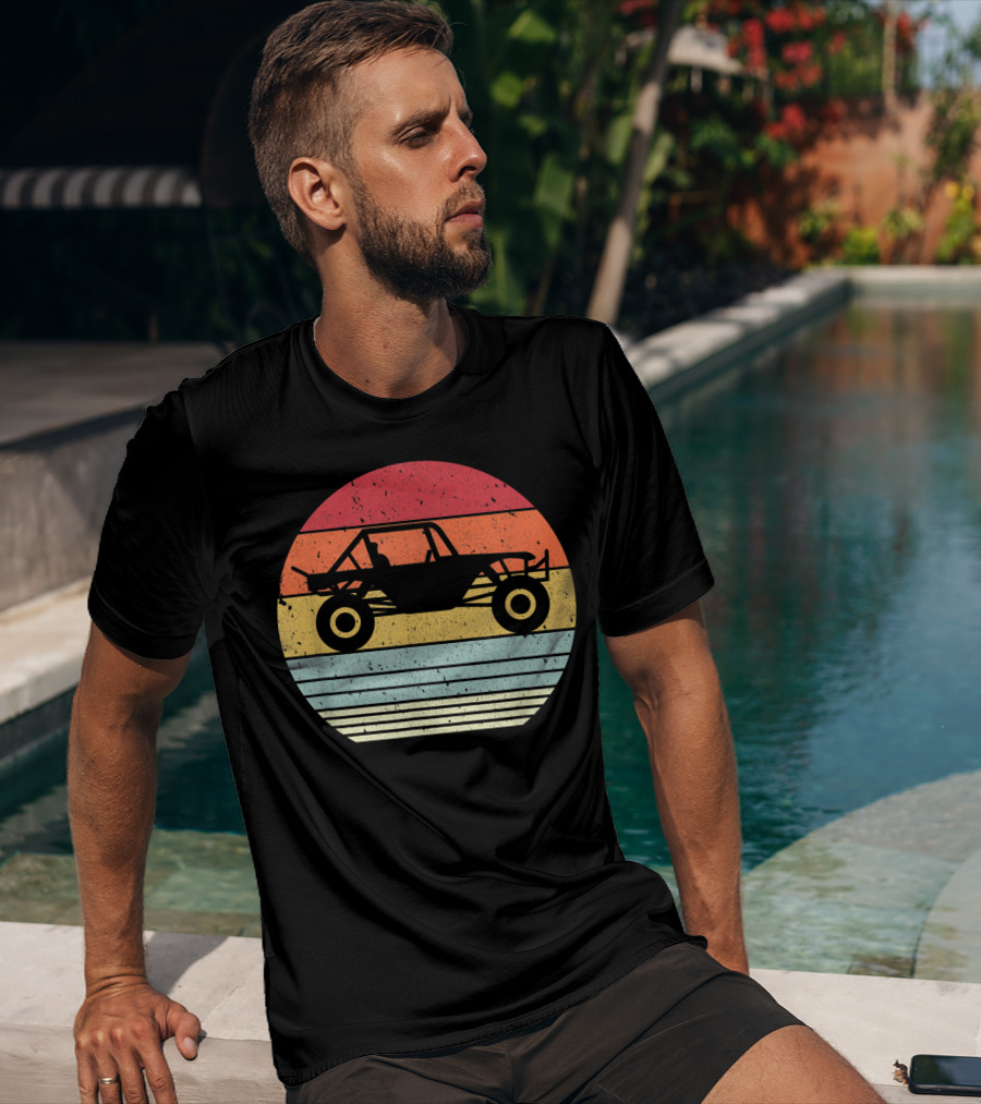 Vintage Sunset Can Am Style Off Road Beach Buggy T-Shirt
