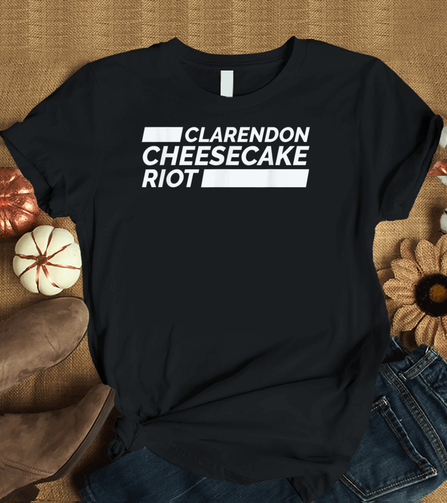 Clarendon Cheesecake Riot White T-Shirt