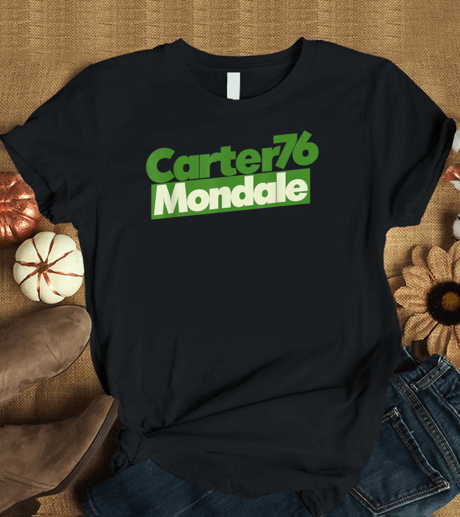 Carter Mondale 76 Vintage Political Campaign T-Shirt