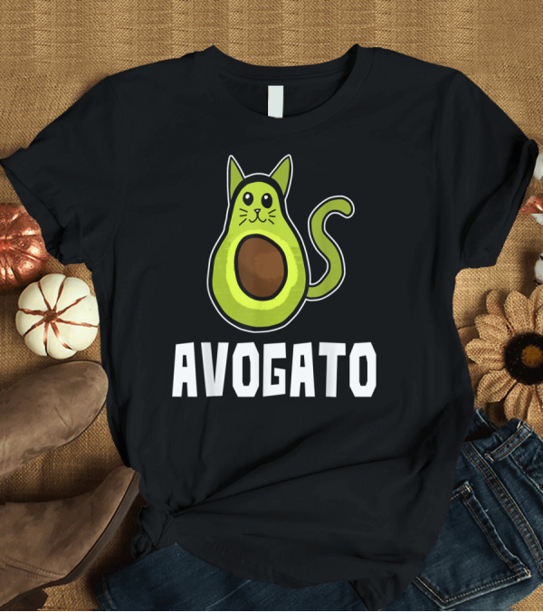 T-Shirt: Avogato Funny Avocado Cat Lover Keto Diet T-Shirt Avogato Funny Avocado Cat Lover Keto Diet T-Shirt