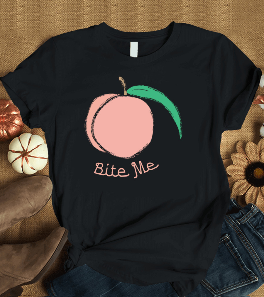 Peach Bite Me T-Shirt