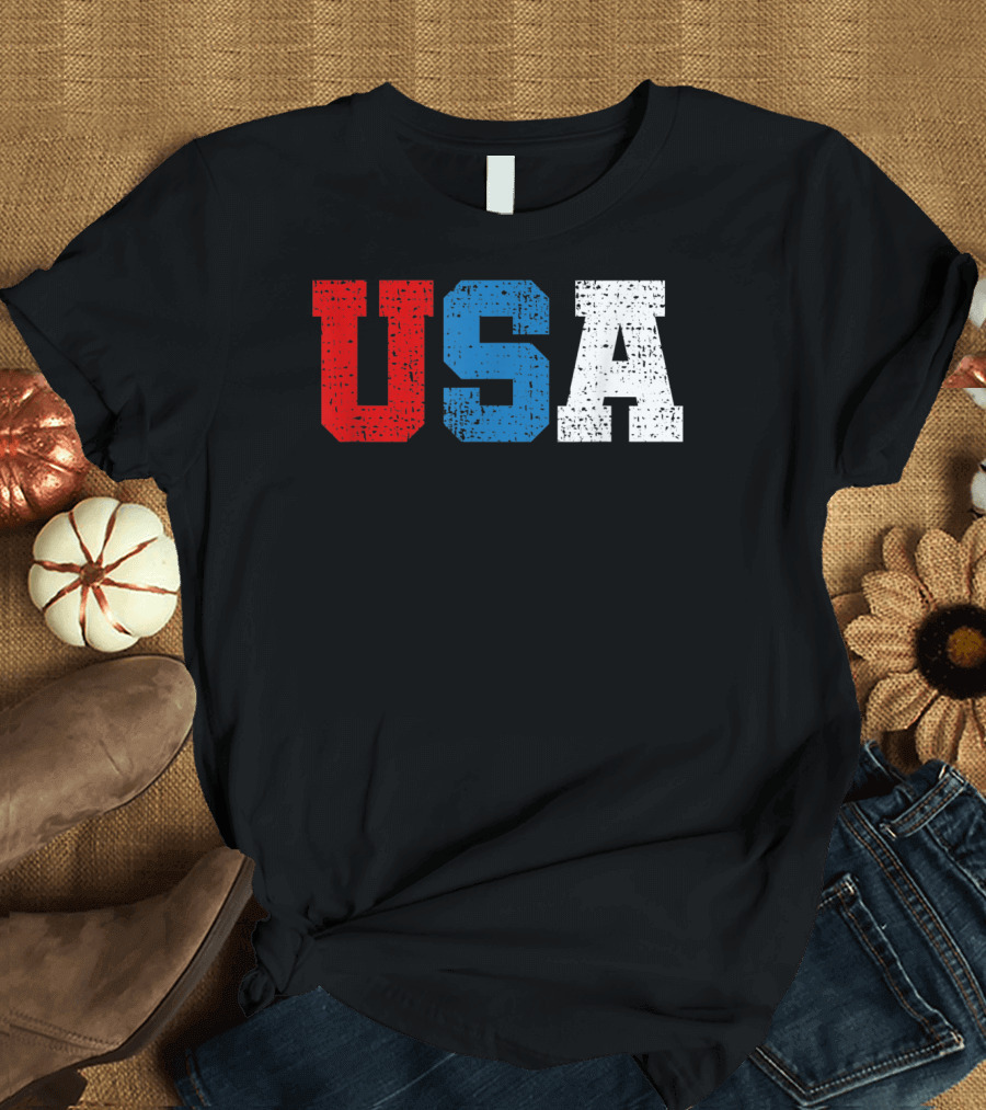 USA Fourth of July America Unite Independence Day T-Shirt
