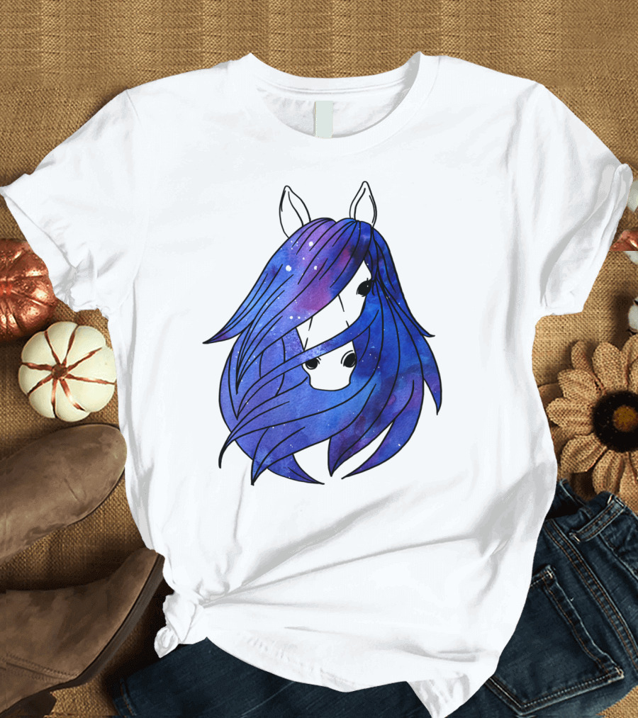 Galaxy Horse Mystical Equestrian For Girls With Starry Mane T-Shirt