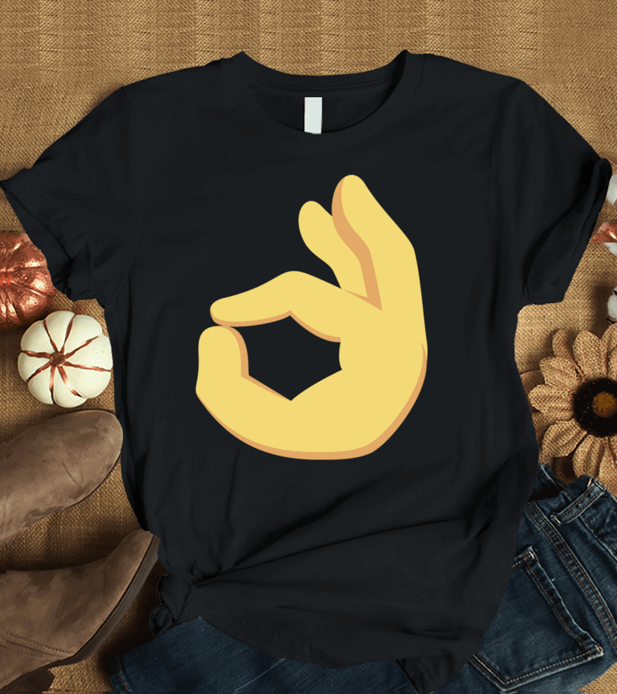 Emoji Ok Hand Sign Okay Yes Dank T-Shirt