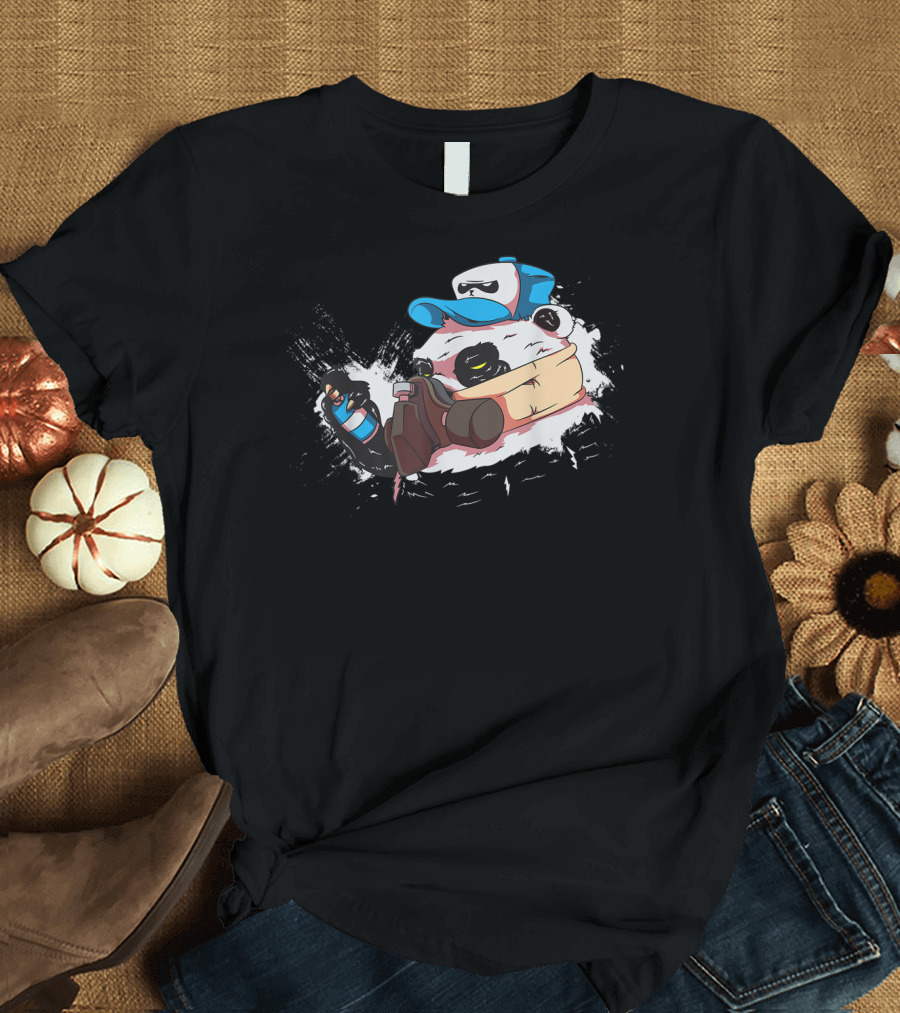 Graffiti Ar Spray Paint Character Collection T-Shirt