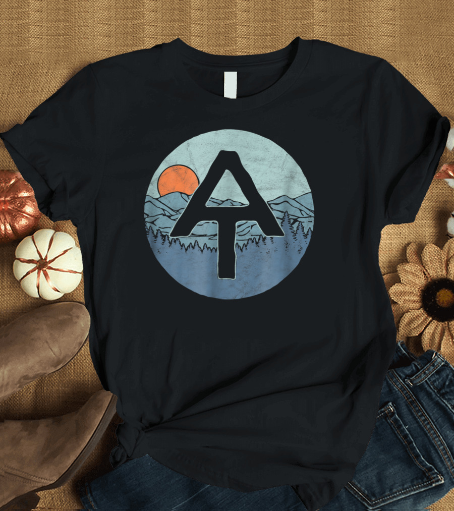 Appalachian Trail Hiking Adventure Sunrise Mountain Scene T-Shirt