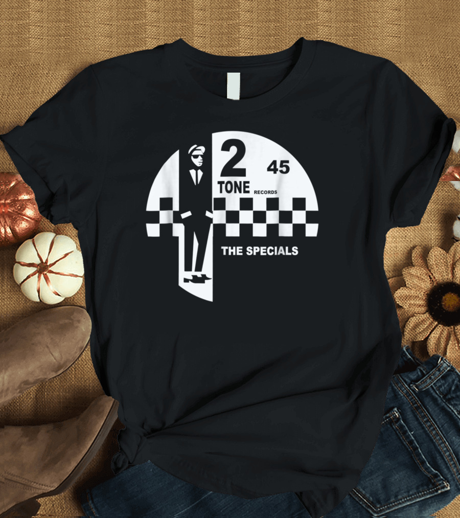 2 Tone Records The Specials 45 Checkerboard T-Shirt