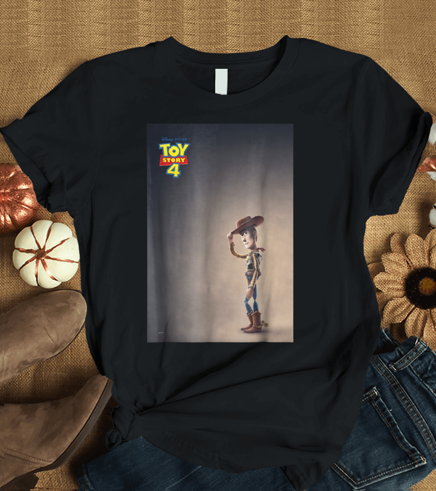 Disney Pixar Toy Story 4 Movie Woody Saluting T-Shirt