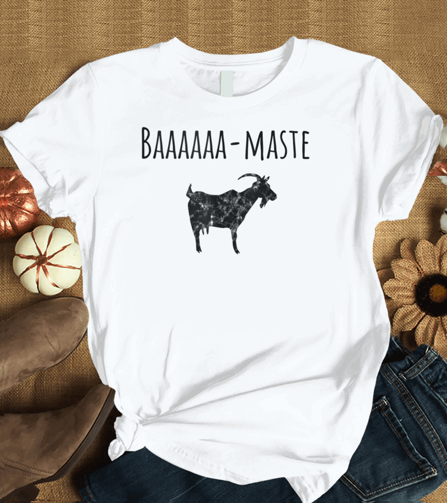 Baaaaa Maste Goat Yoga Farm Farming Tank T-Shirt