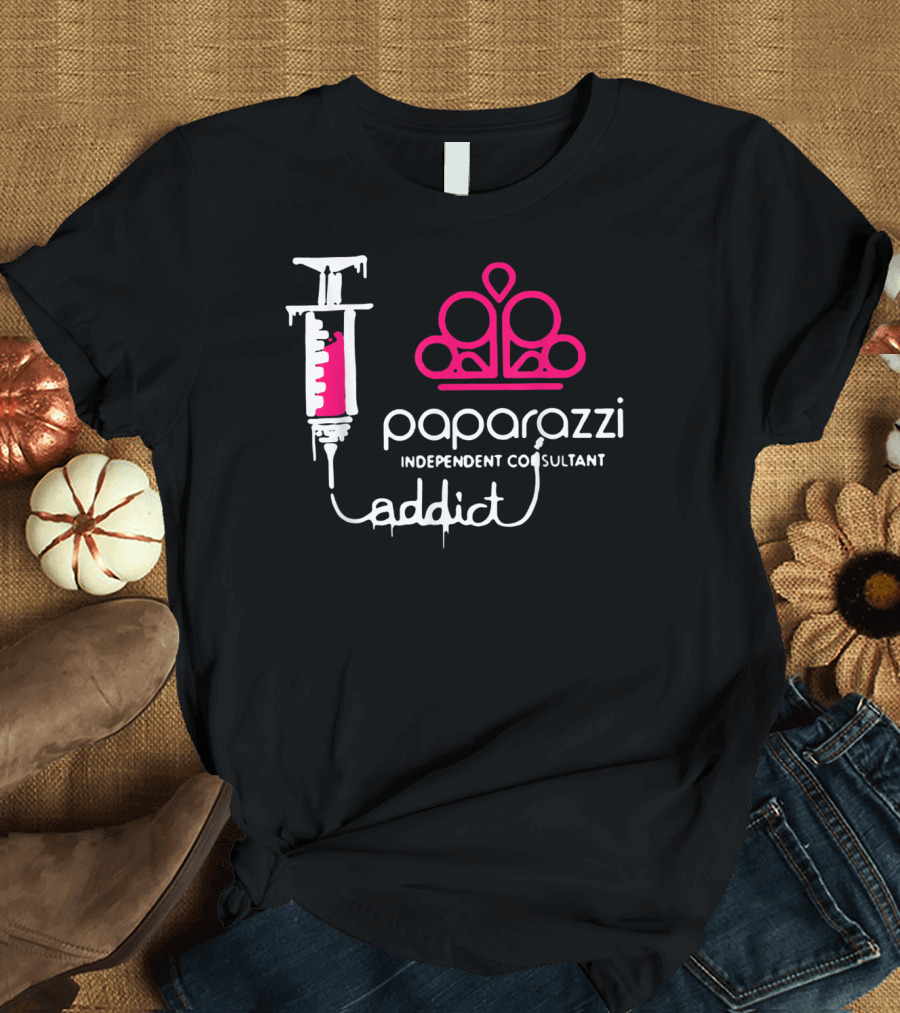 Addict Paparazzi Independent Consultant Syringe T-Shirt
