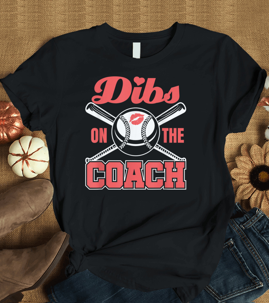 Dibs on the Coach Baseball Lip Print Bats T-Shirt