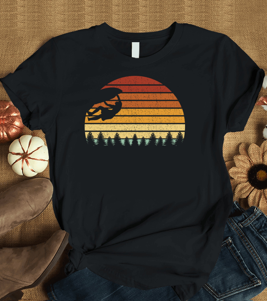 Sunset Climbing Adventure with Forest T-Shirt
