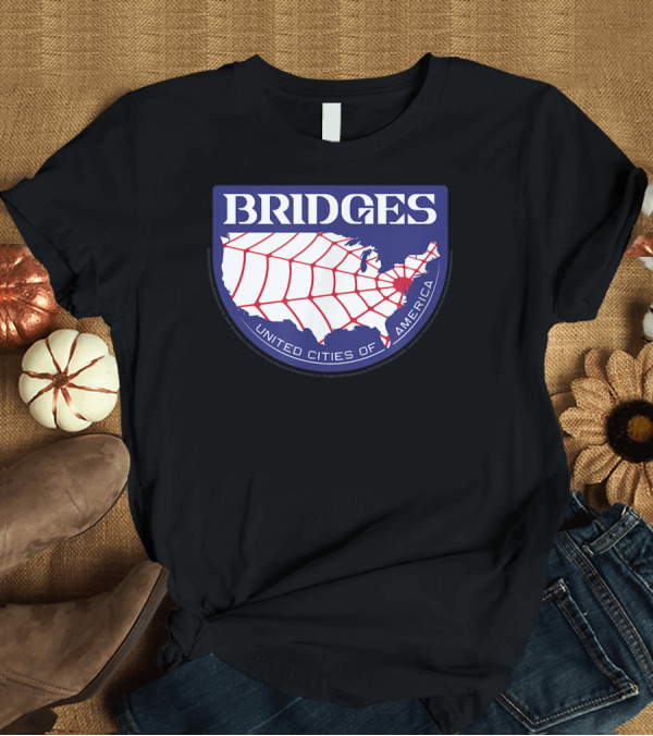 T-Shirt: BRIDGES United Cities of America Death Stranding T-Shirt BRIDGES United Cities of America Death Stranding T-Shirt