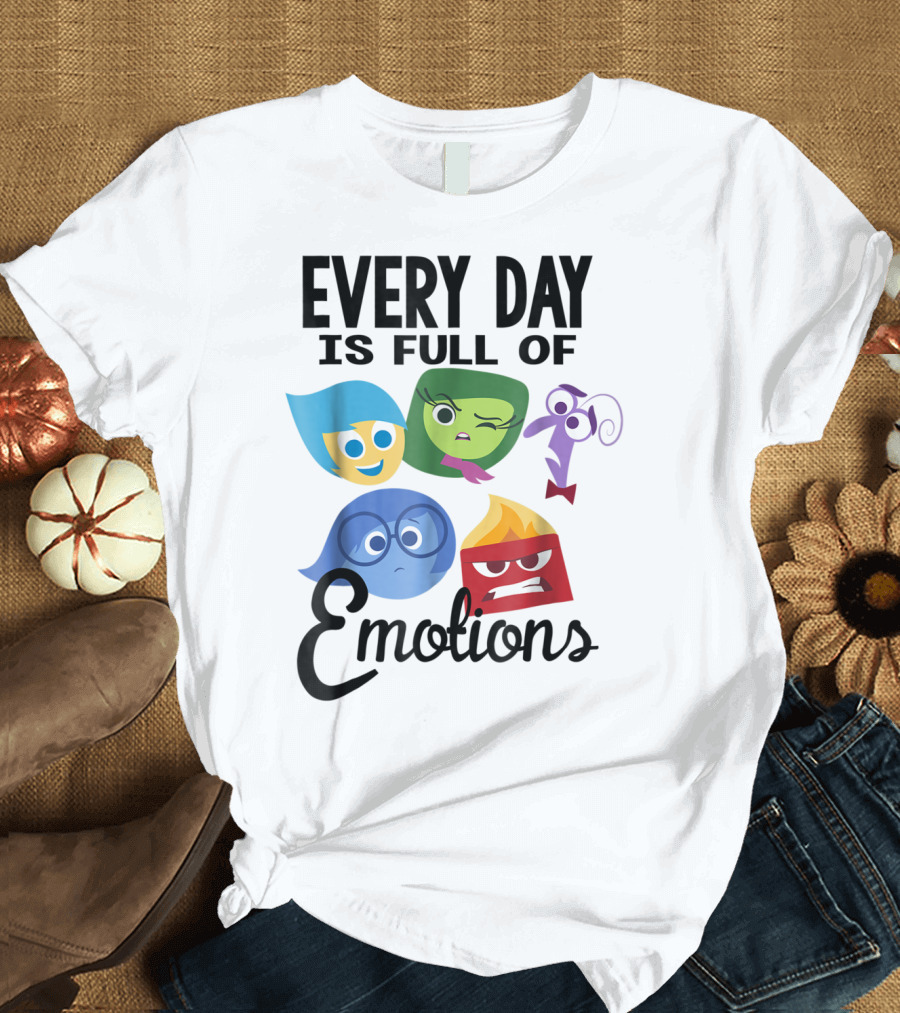Disney Pixar Inside Out Every Day is Full of Emotions T-Shirt