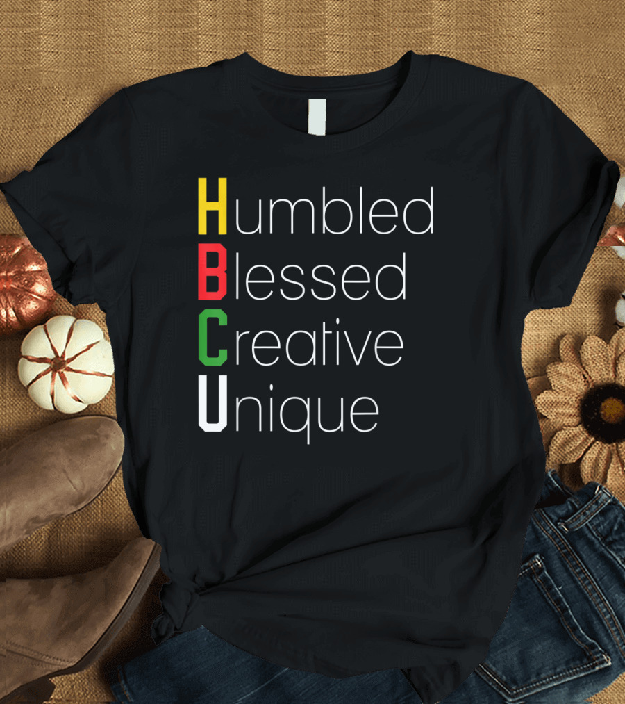 HBCU Humbled Blessed Creative Unique African T-Shirt
