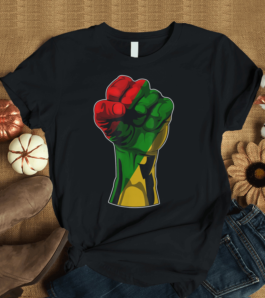 Black History Month Pan-African Fist T-Shirt