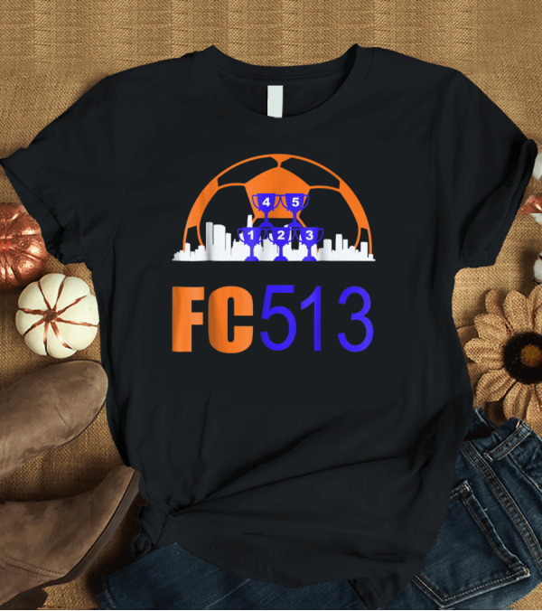 T-Shirt: FC 513 Trophy City Skyline Soccer Victory T-Shirt FC 513 Trophy City Skyline Soccer Victory T-Shirt