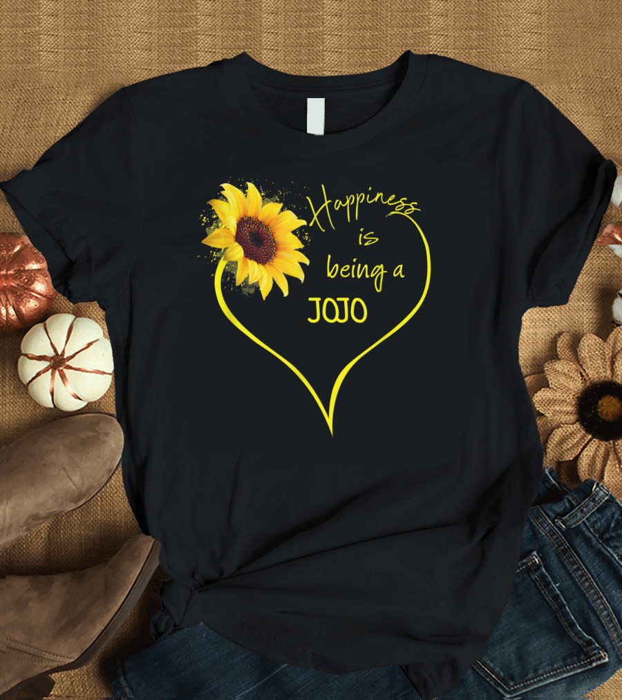 Happiness is Being a JoJo Sunflower T-Shirt
