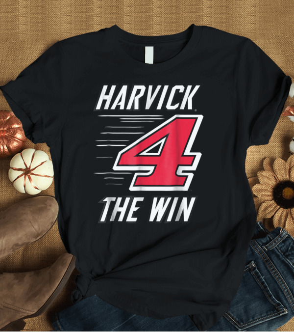 T-Shirt: Harvick 4 The Win T-Shirt Harvick 4 The Win T-Shirt