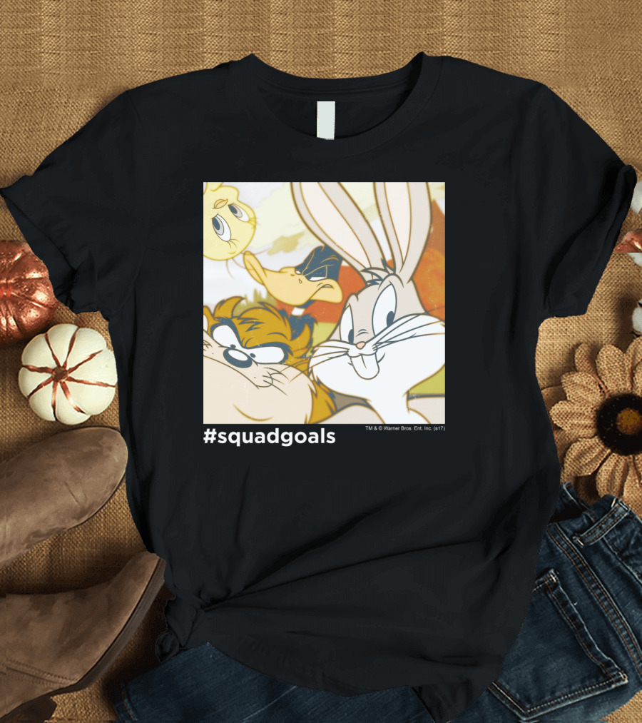 Looney Tunes #SquadGoals Bugs Bunny Daffy Duck Taz Tweety T-Shirt