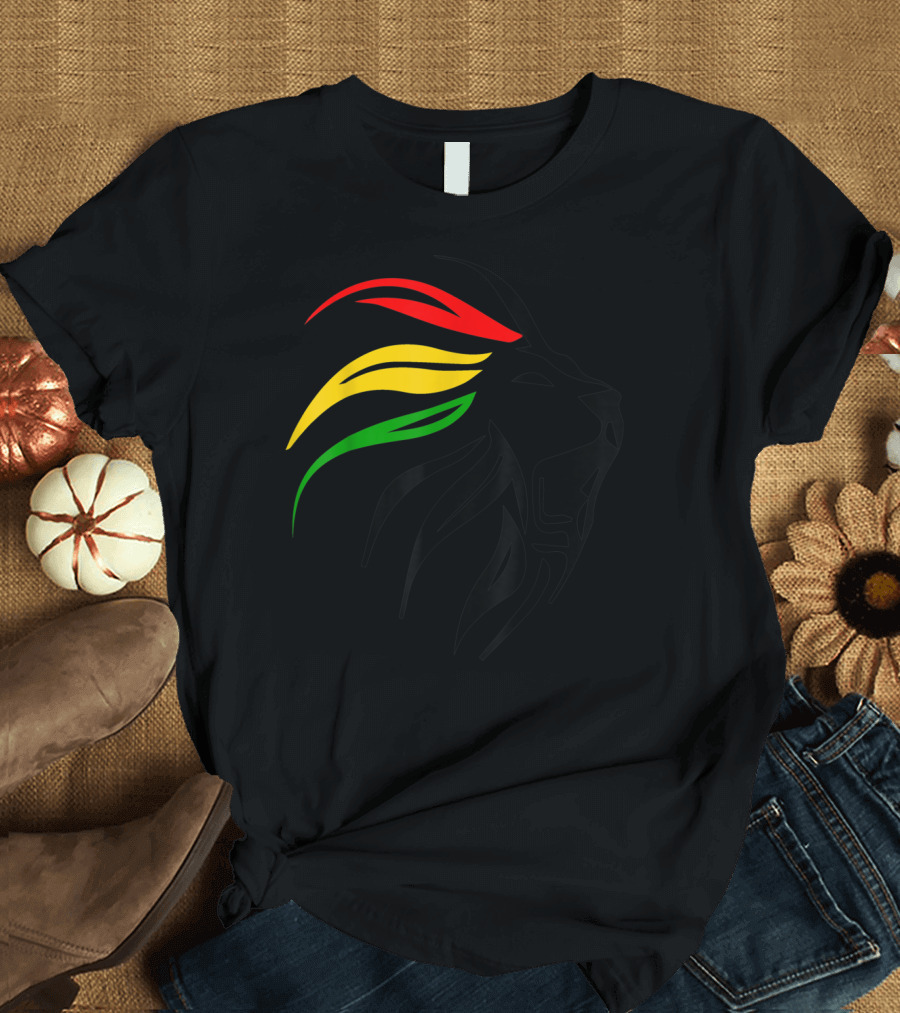Marley Lion Rasta Colors Roaring Lionhead T-Shirt