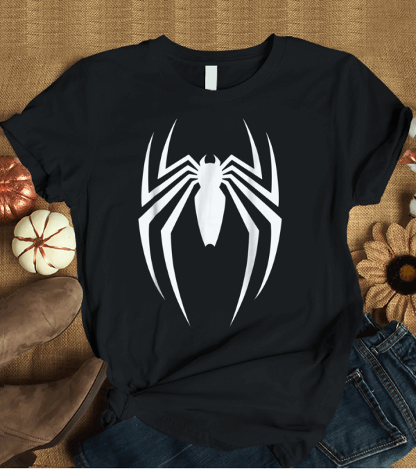 T-Shirt: Marvel Spider Man Game White Venom Logo T-Shirt Marvel Spider Man Game White Venom Logo T-Shirt