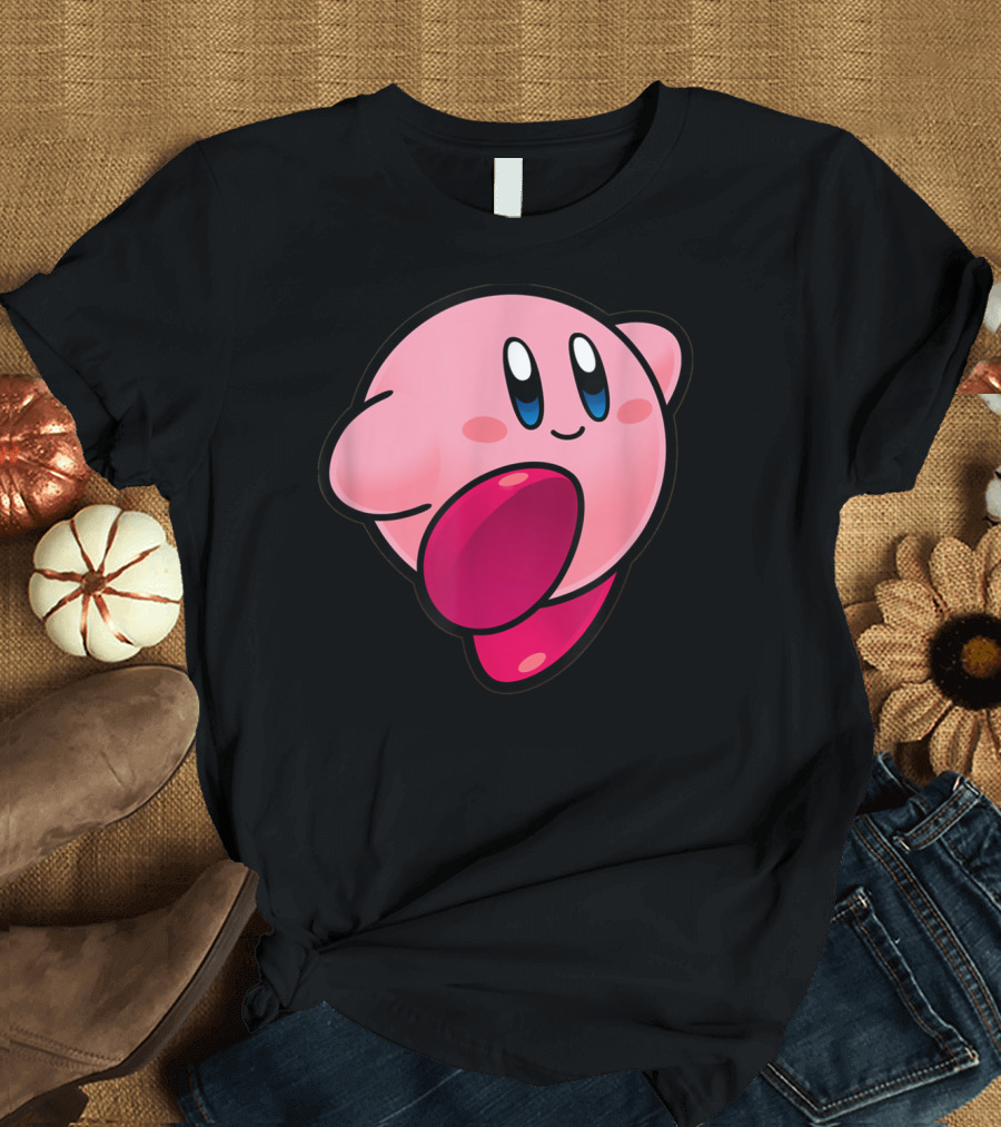 Ride on Kir Pink Character Iconic Adventure T-Shirt