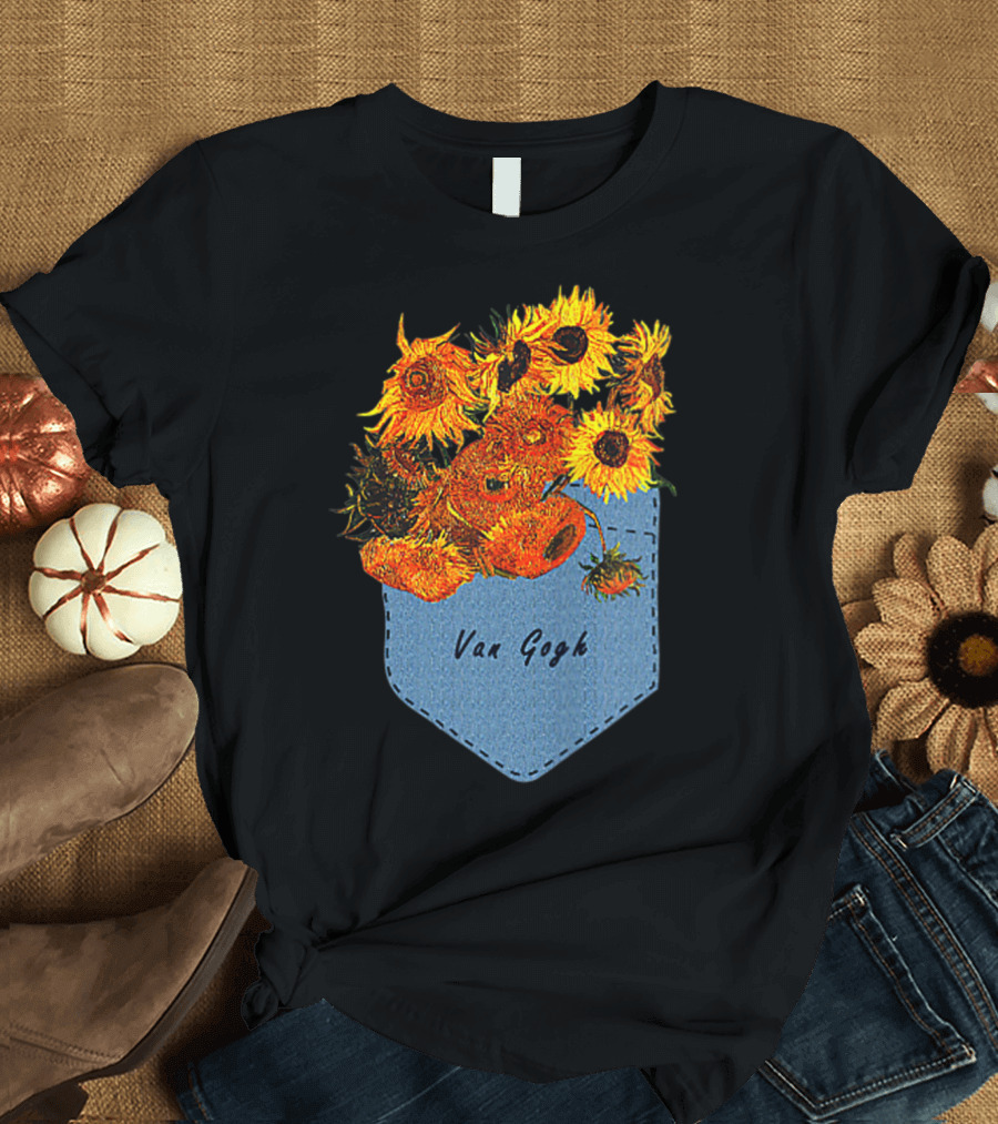 Van Gogh Sunflowers In Your Pocket T-Shirt