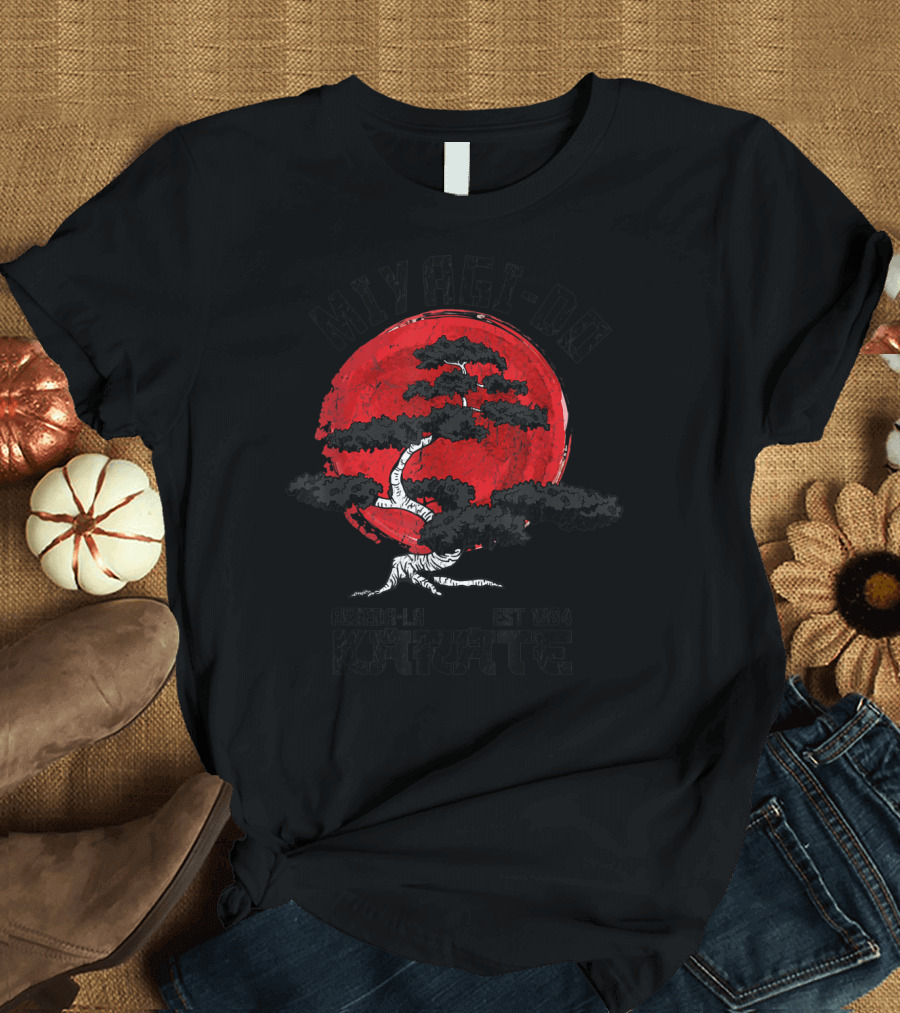 Miyagi Do Karate Reseda LA Est 1984 Vintage Distress T-Shirt