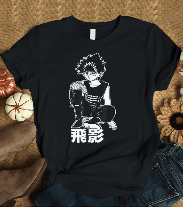 T-Shirt: Yu Yu Hakusho Hiei Character Manga T-Shirt Yu Yu Hakusho Hiei Character Manga T-Shirt