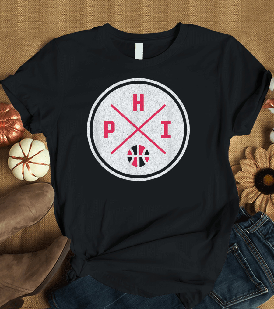Philadelphia Basketball Phi Circle Emblem T-Shirt
