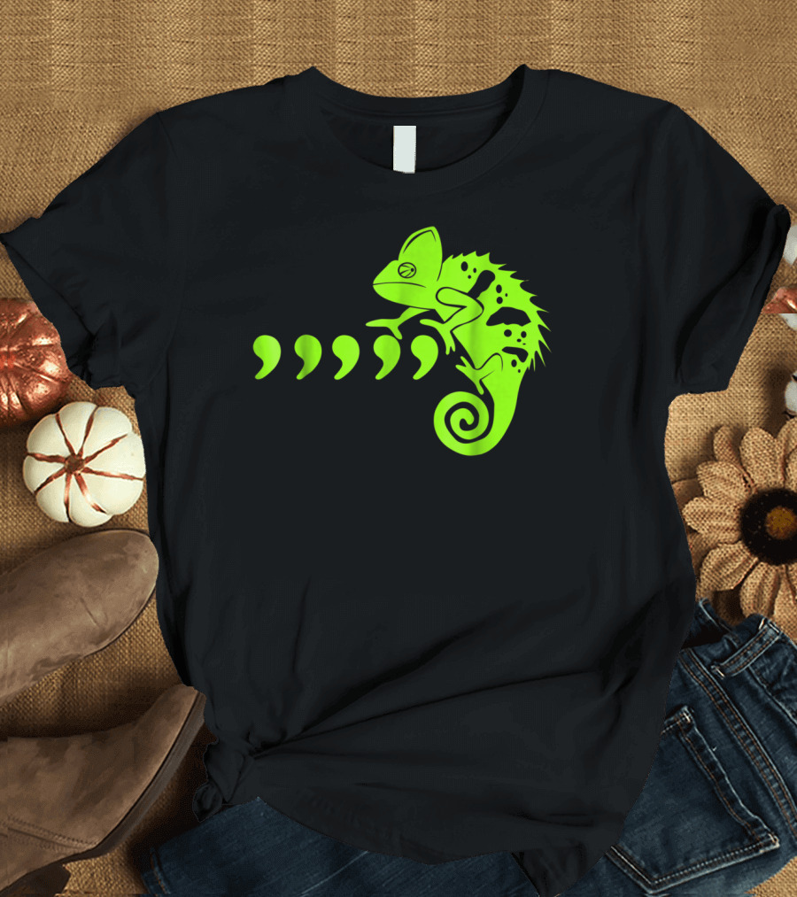 Comma Chameleon Love Country Music T-Shirt