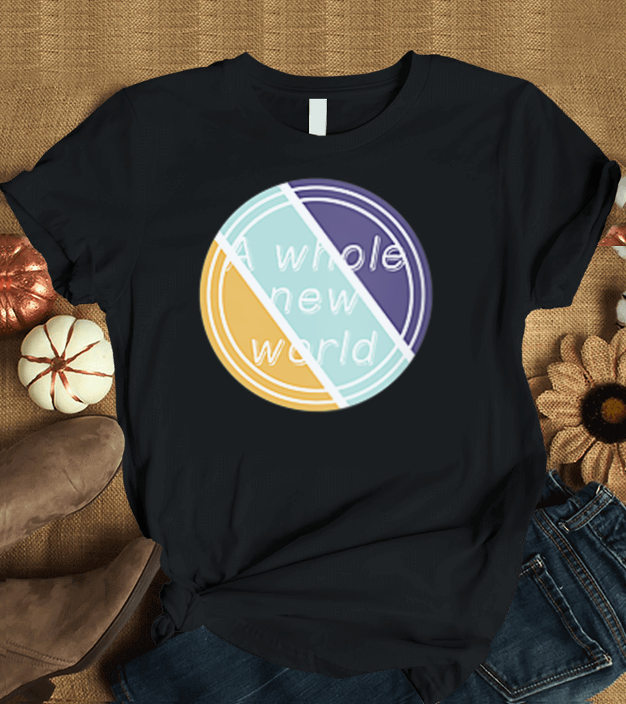 A Whole New World Circular Pastel T-Shirt